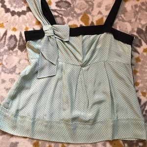 MARC by Marc Jacobs 100% Silk Tank w/ Bow Size 12